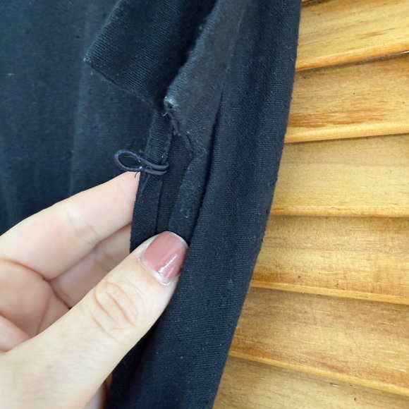 RARE Black Raw Silk Ash Dress from Doen - Picture 9 of 11